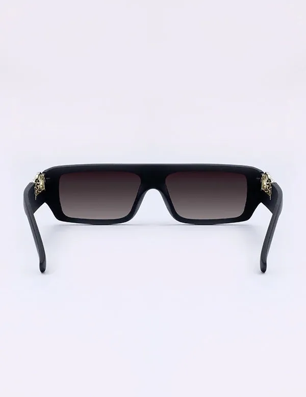 009-Cartier Jaguar Trendy Sunglasses - Black