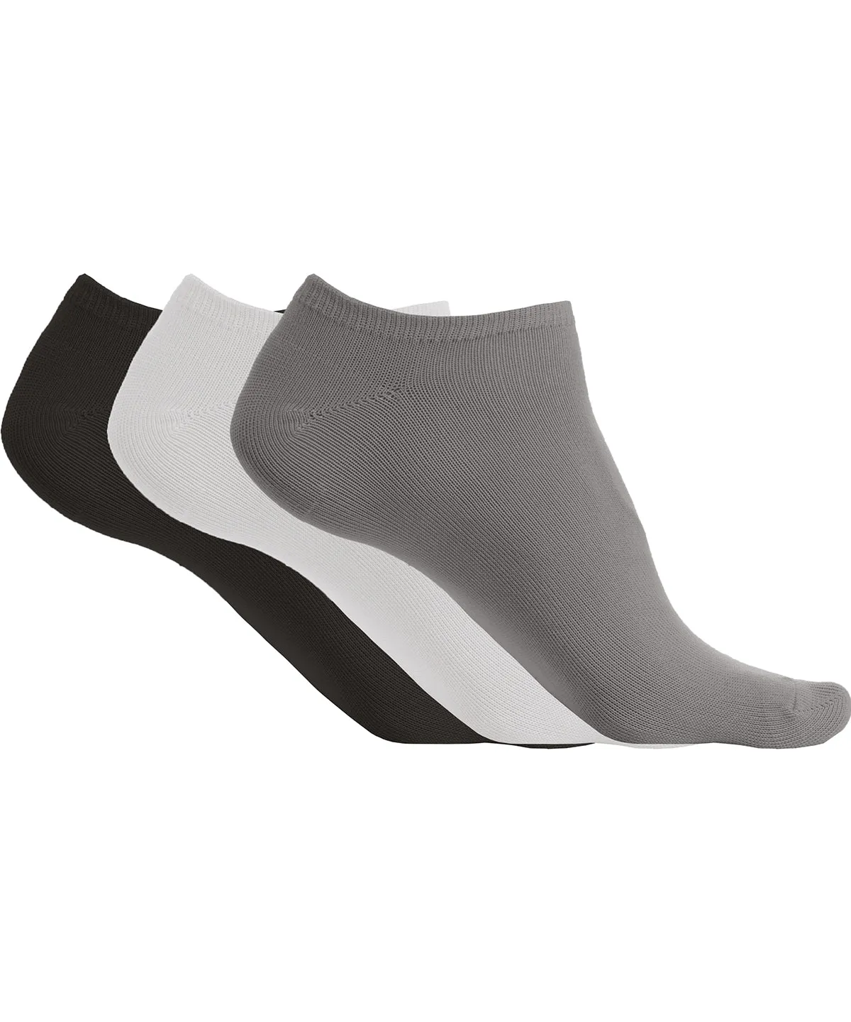033PA Microfibre sneaker socks (3 pairs per pack)