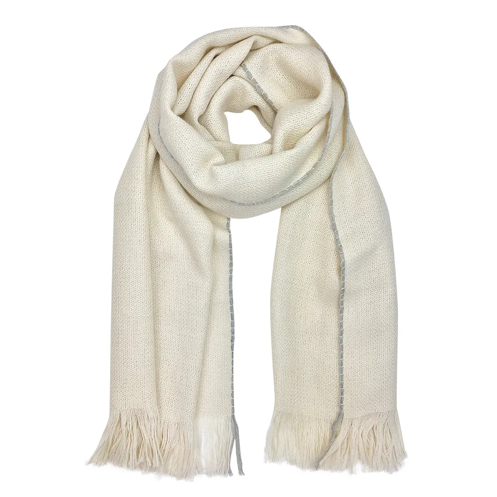 Andes Snow Baby Alpaca Scarf by SLATE   SALT