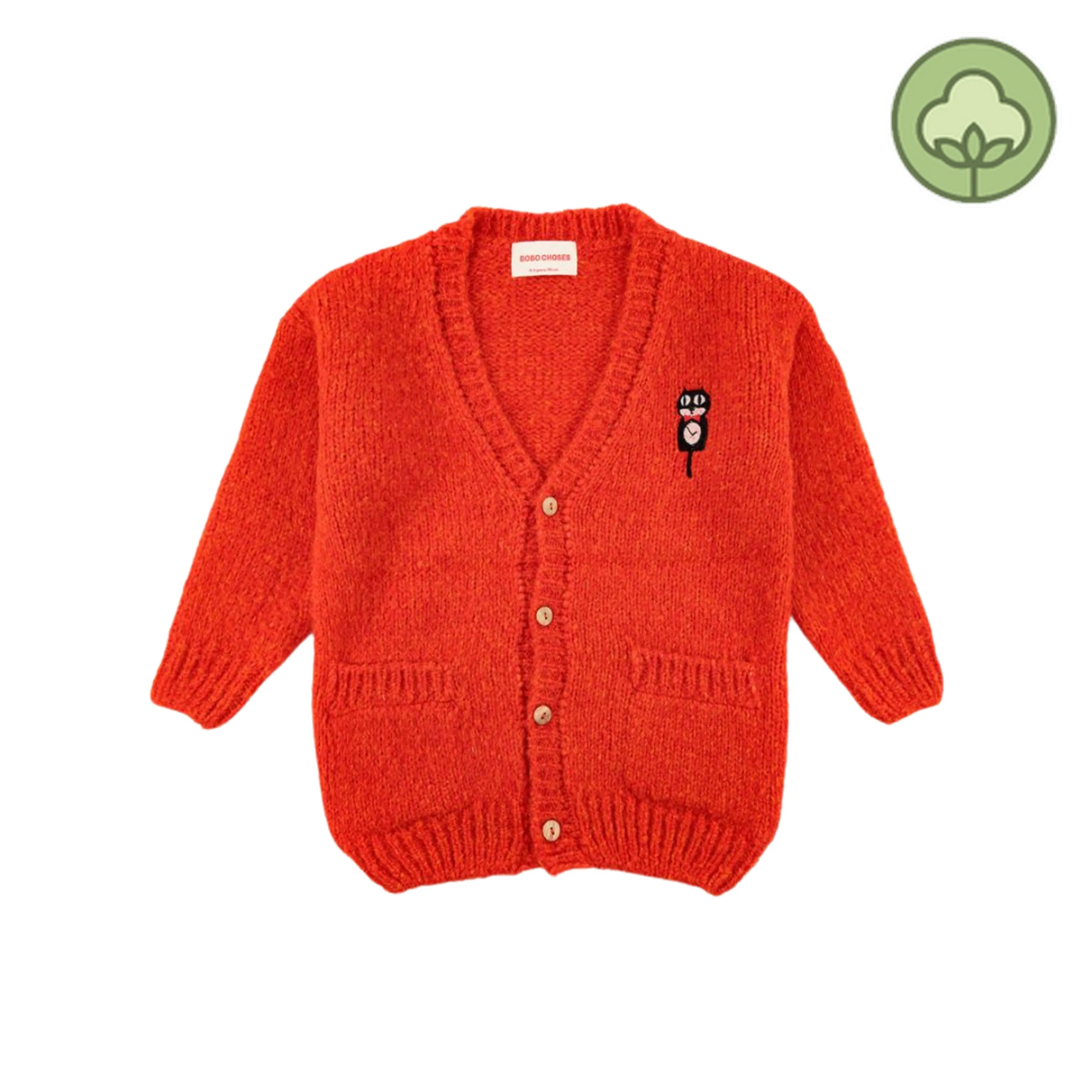 Bobo Choses Cat O'Clock Cardigan