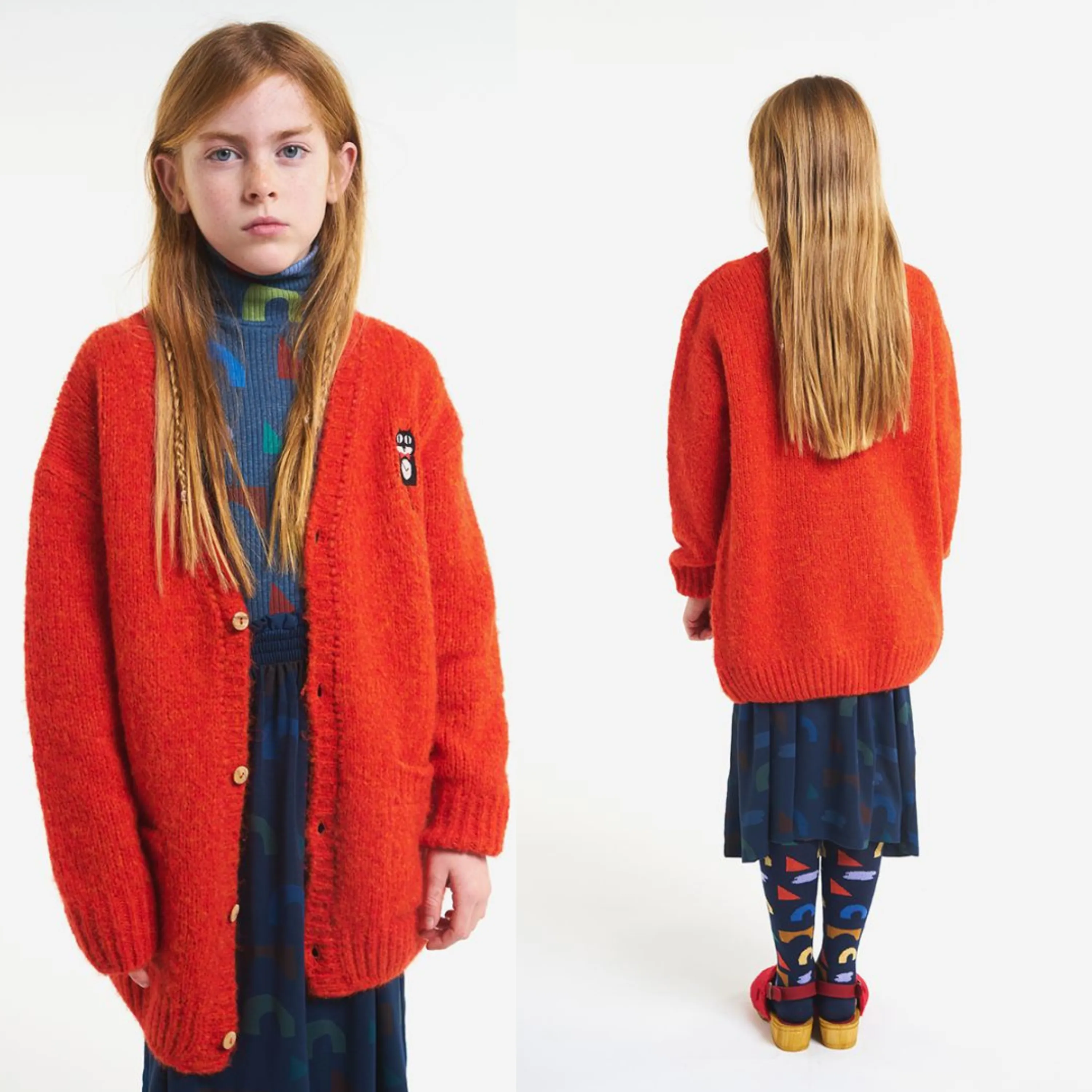 Bobo Choses Cat O'Clock Cardigan