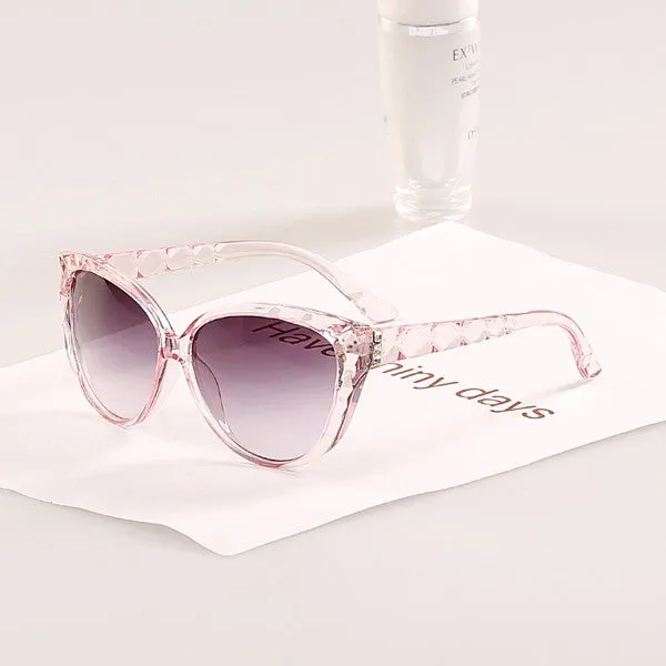 Cat Eye Women Diamond Leg Super fashion sunglasses women new style wave frame sun glasses