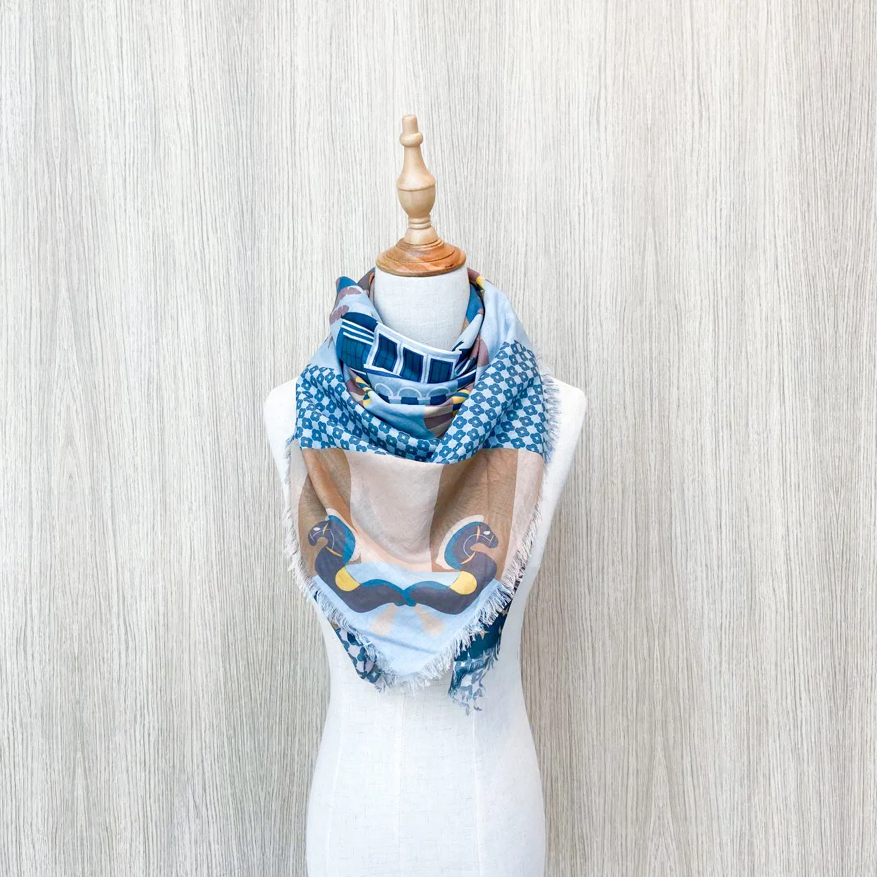 Enchanted Kampong Glam Cotton Scarf