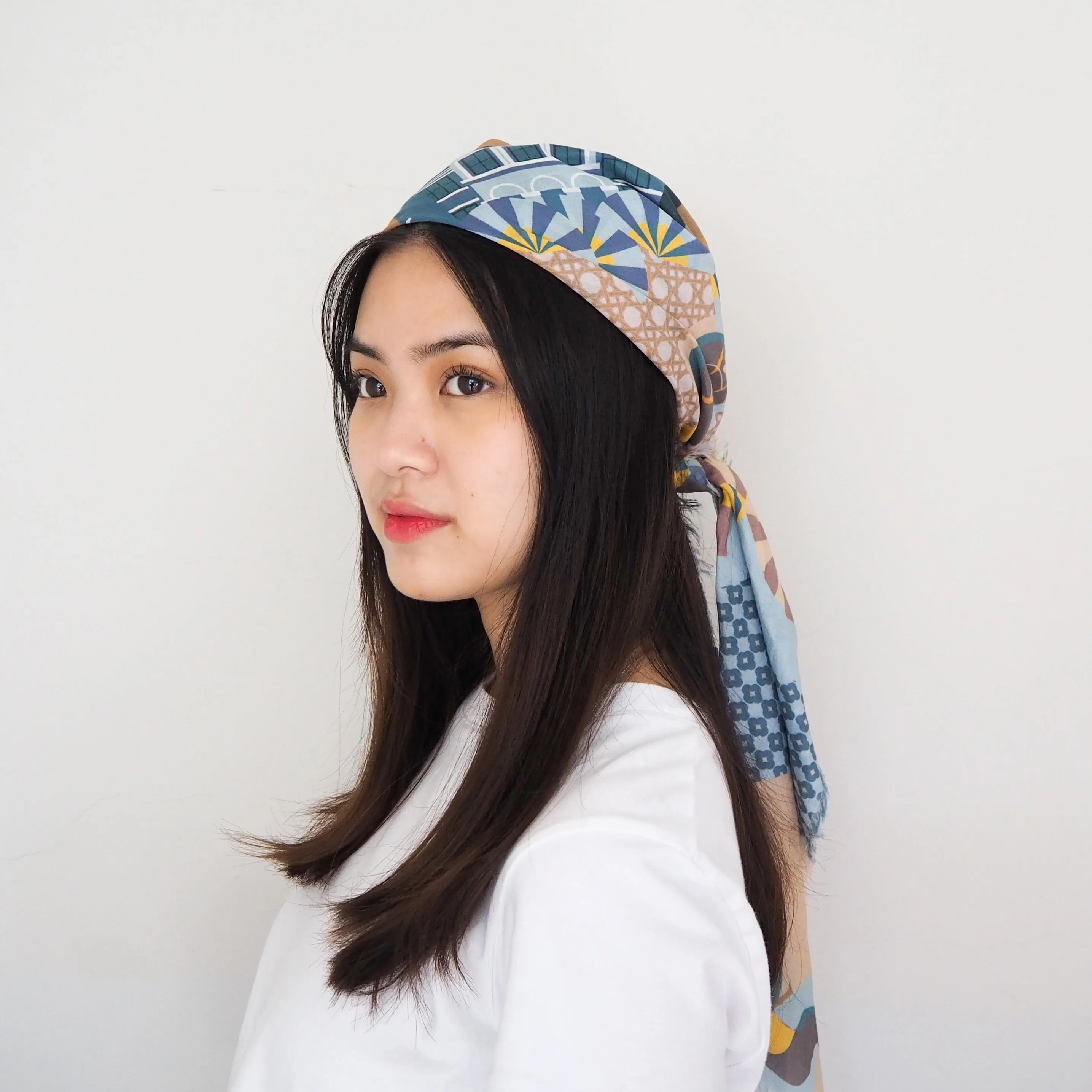 Enchanted Kampong Glam Cotton Scarf