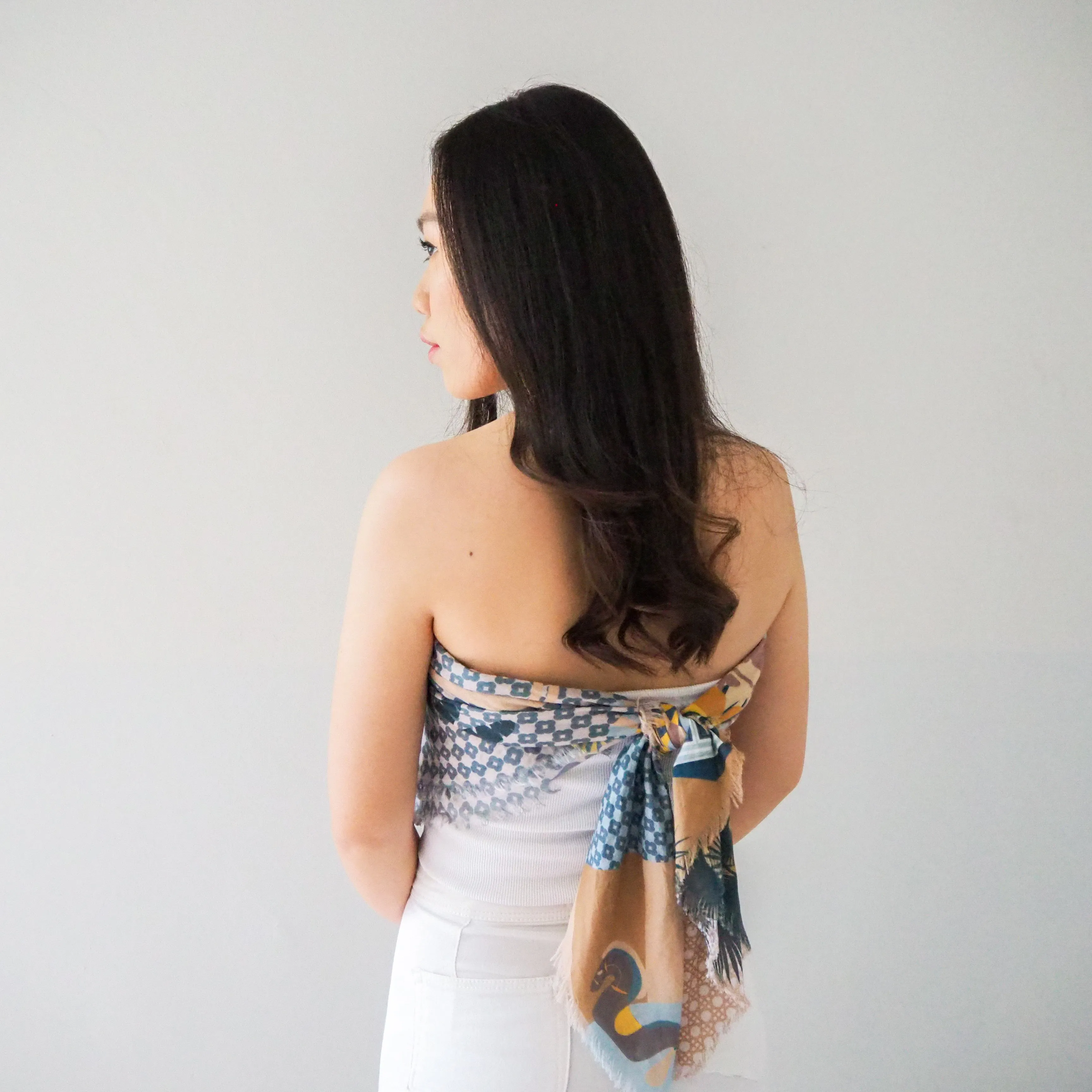 Enchanted Kampong Glam Cotton Scarf