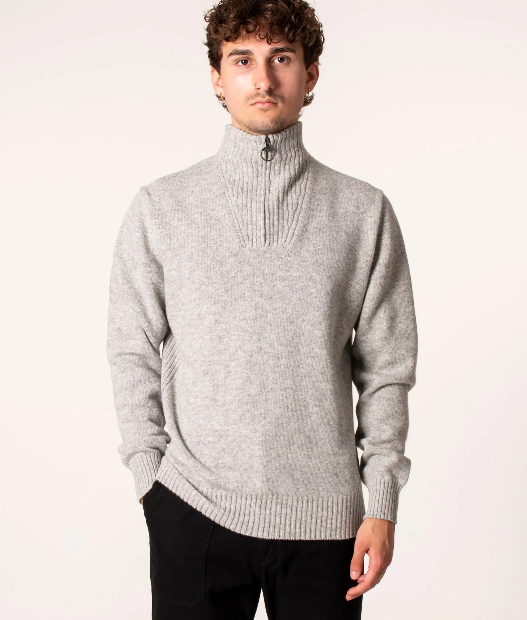 Essential Lambswool Quarter Zip Jumper