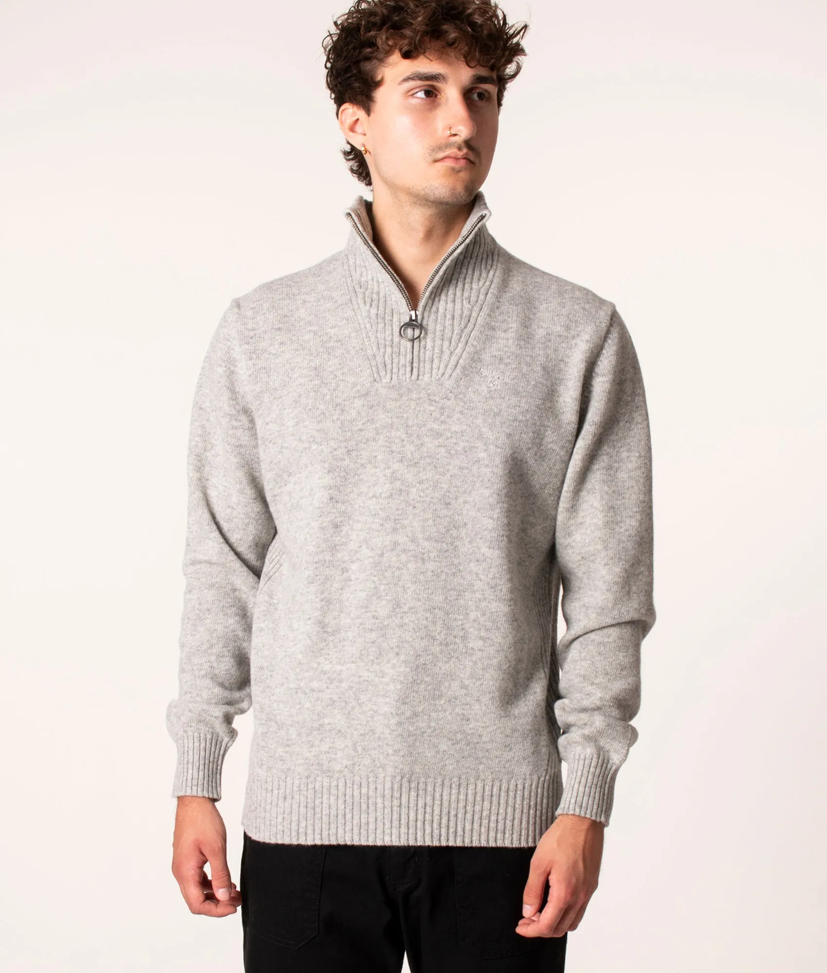 Essential Lambswool Quarter Zip Jumper
