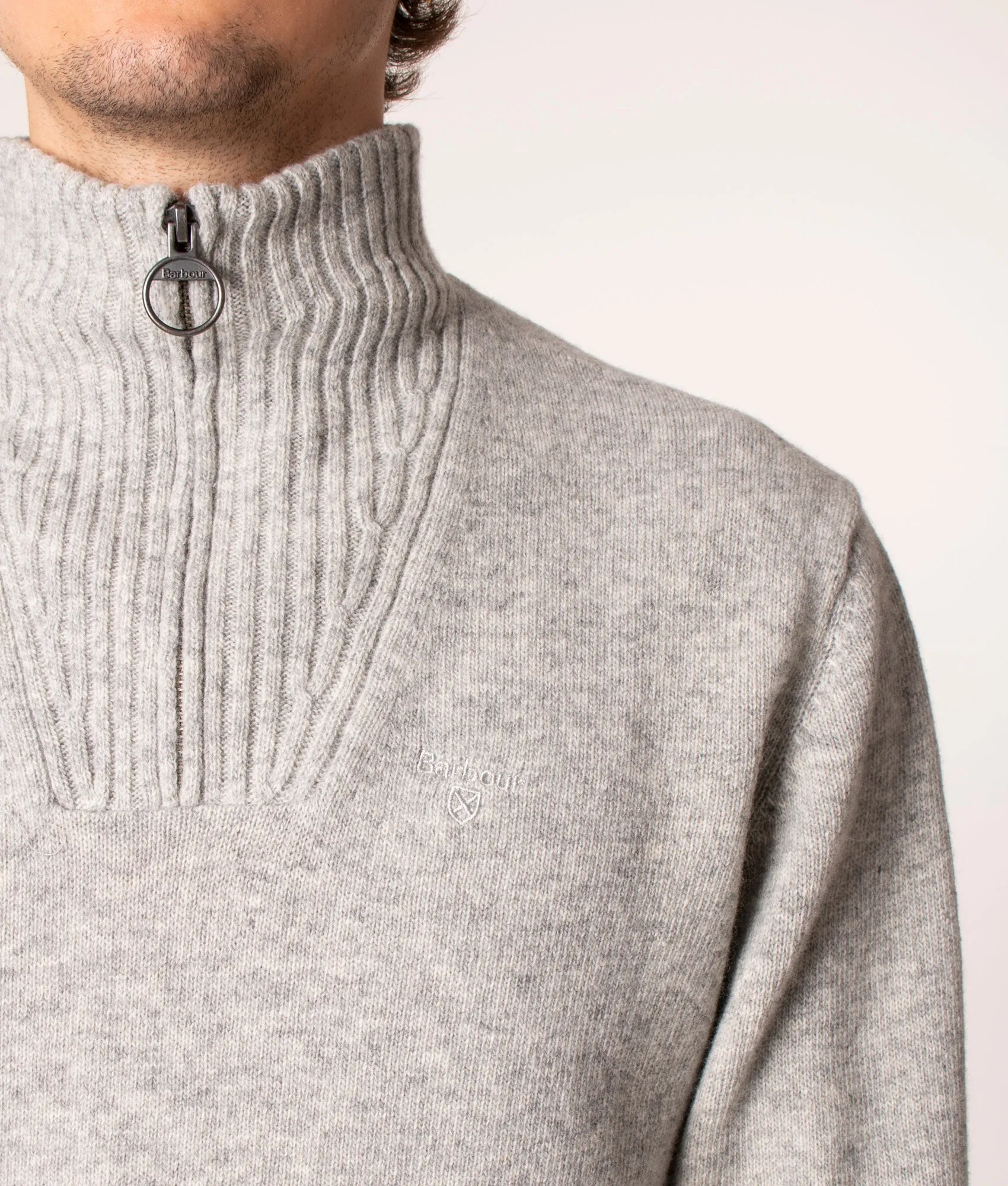 Essential Lambswool Quarter Zip Jumper