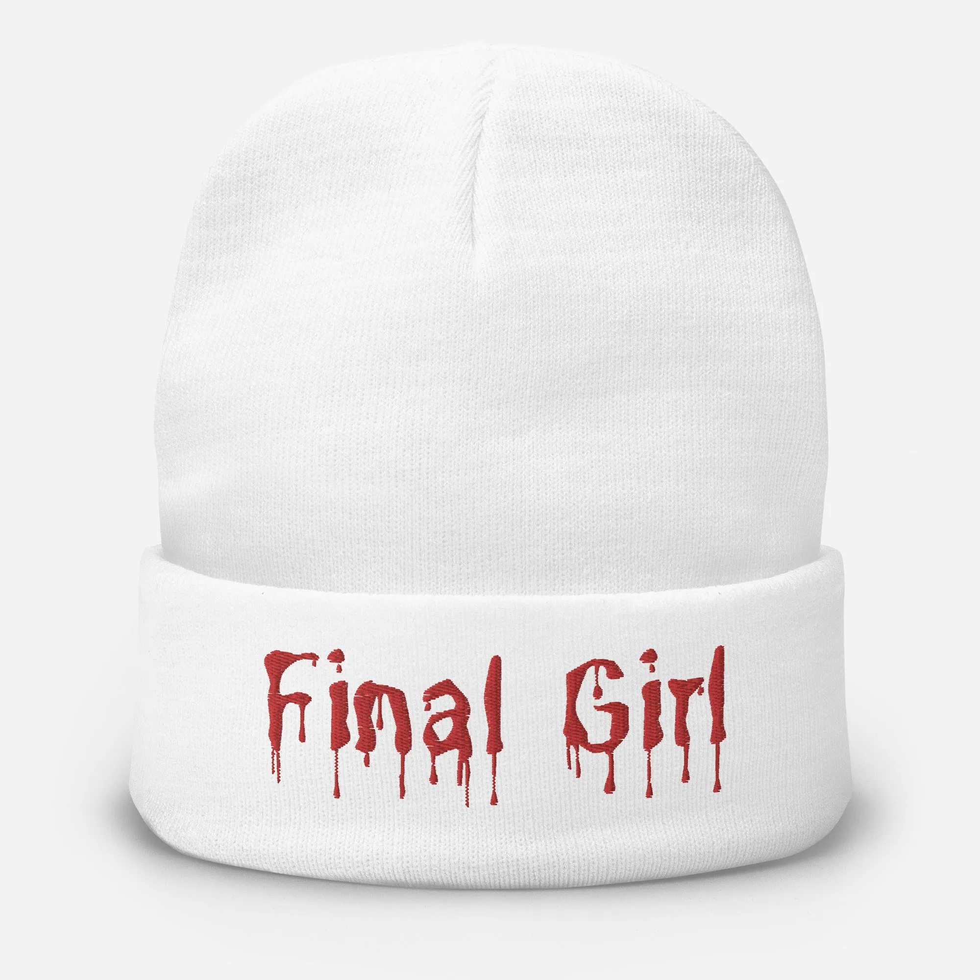 Final Girl Embroidered Beanie