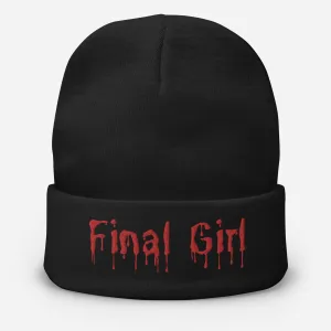 Final Girl Embroidered Beanie