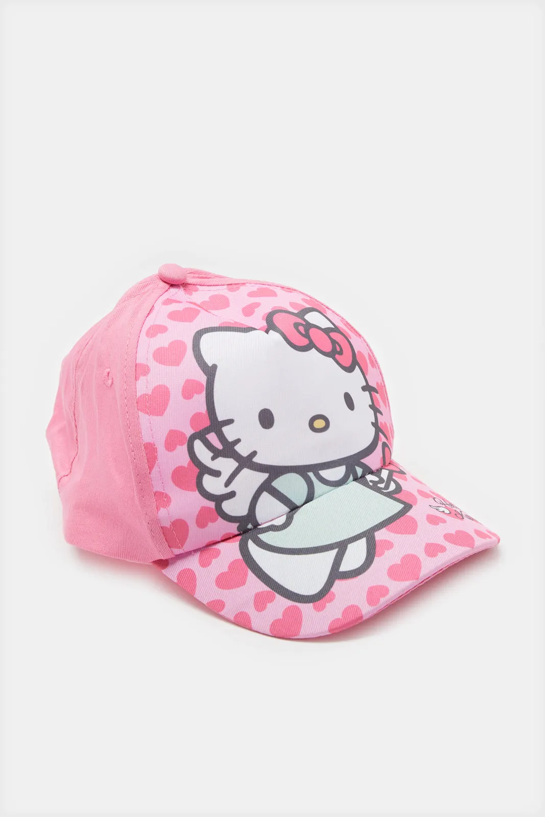 Girls Pink Hello Kitty Sunglasses With Cap (2 Piece)