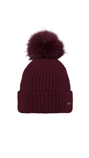 Kenzie Beanie Hat - Burgundy