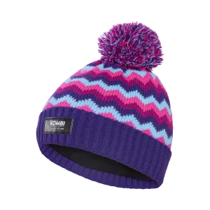 Kombi Violet Indigo Zig Zag Junior Hat
