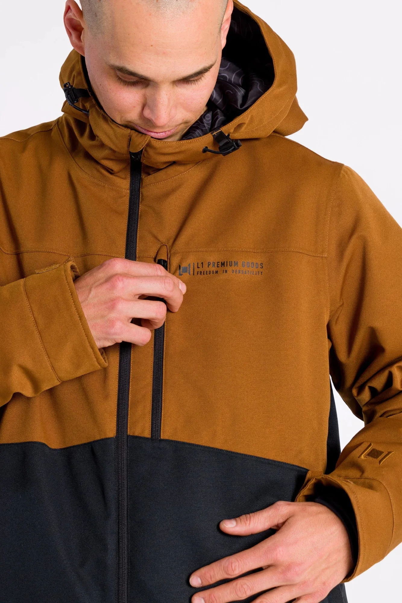 L1 Hasting Mens Jacket Amber / Black