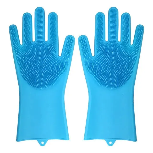 Magic Silicone Dish Washing Gloves - ScrubShield