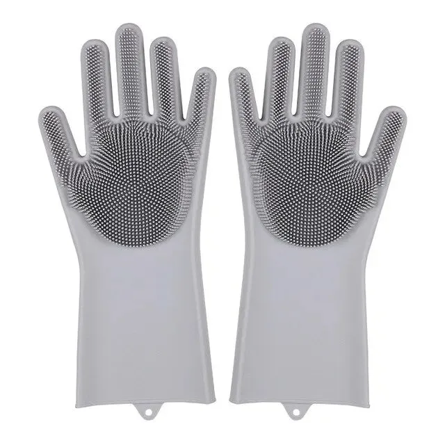 Magic Silicone Dish Washing Gloves - ScrubShield