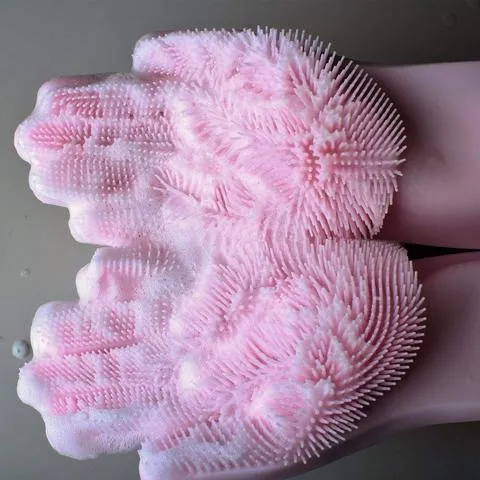 Magic Silicone Dish Washing Gloves - ScrubShield