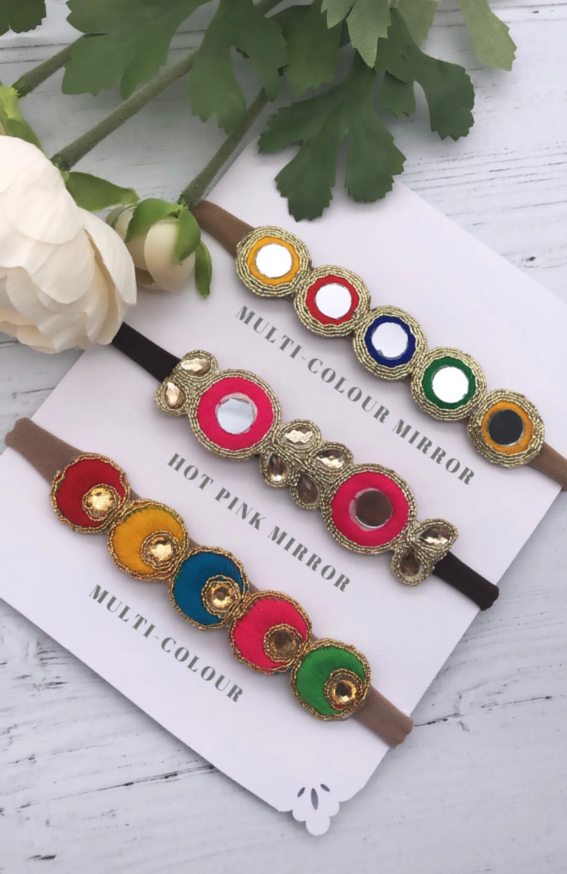 Multi-Colour Mini Indian Headband