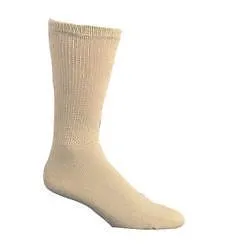 Phillips Edward Diabetic Crew Socks , Cream -Size 10-13