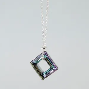 "Twinkle" Pastel Square Necklace