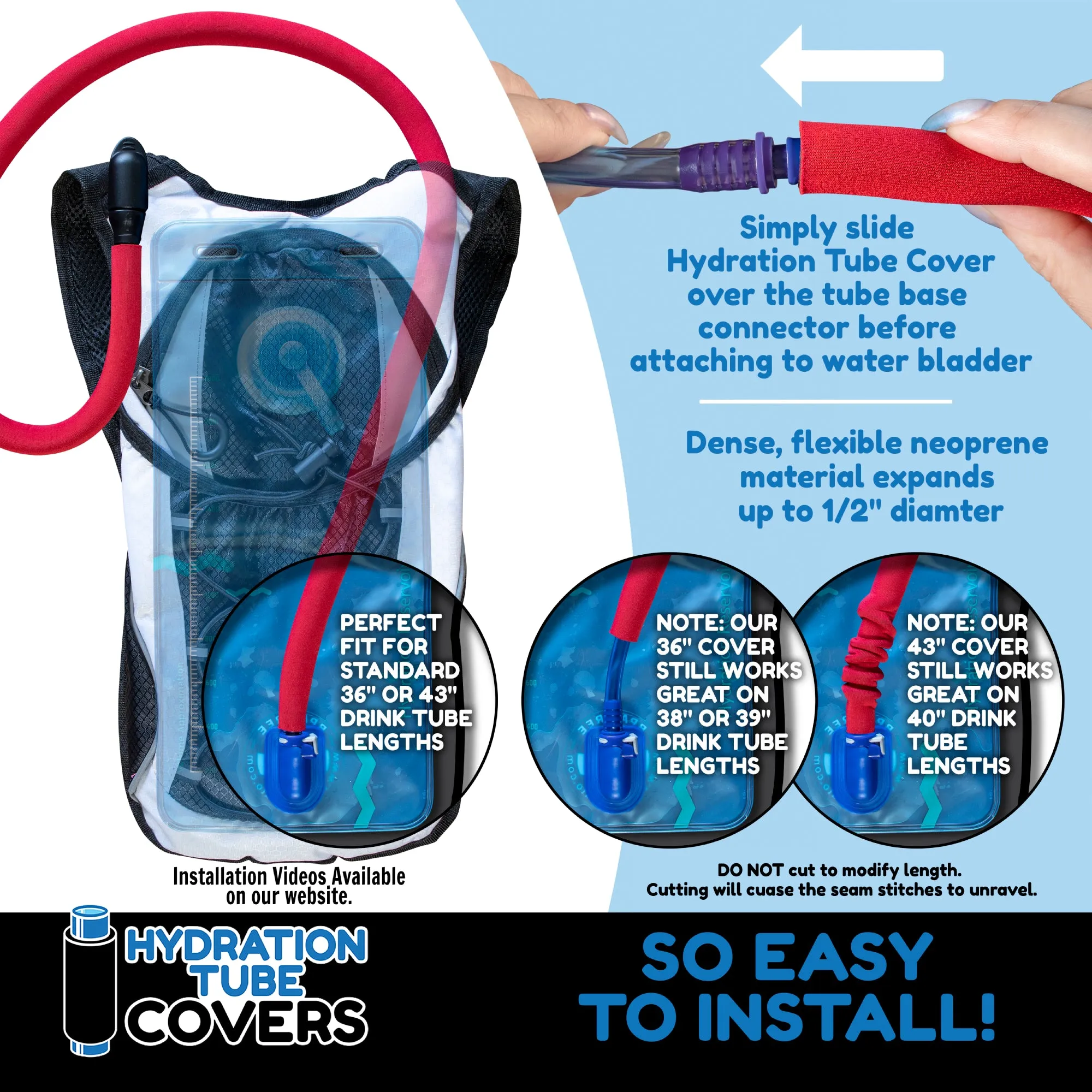 Ranger Green Insulated Drink Tube Hose Cover