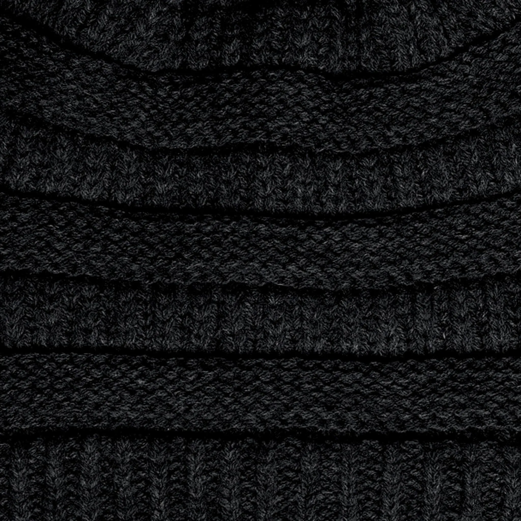 Ribbed Beanie with Pom-Pom