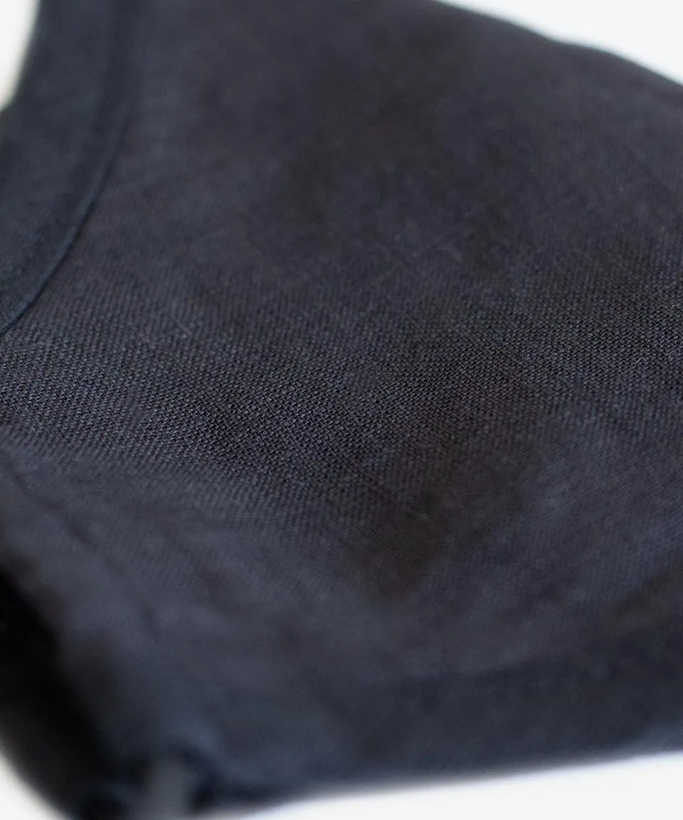 SA1NT Hemp Triple Layer Mask - Black