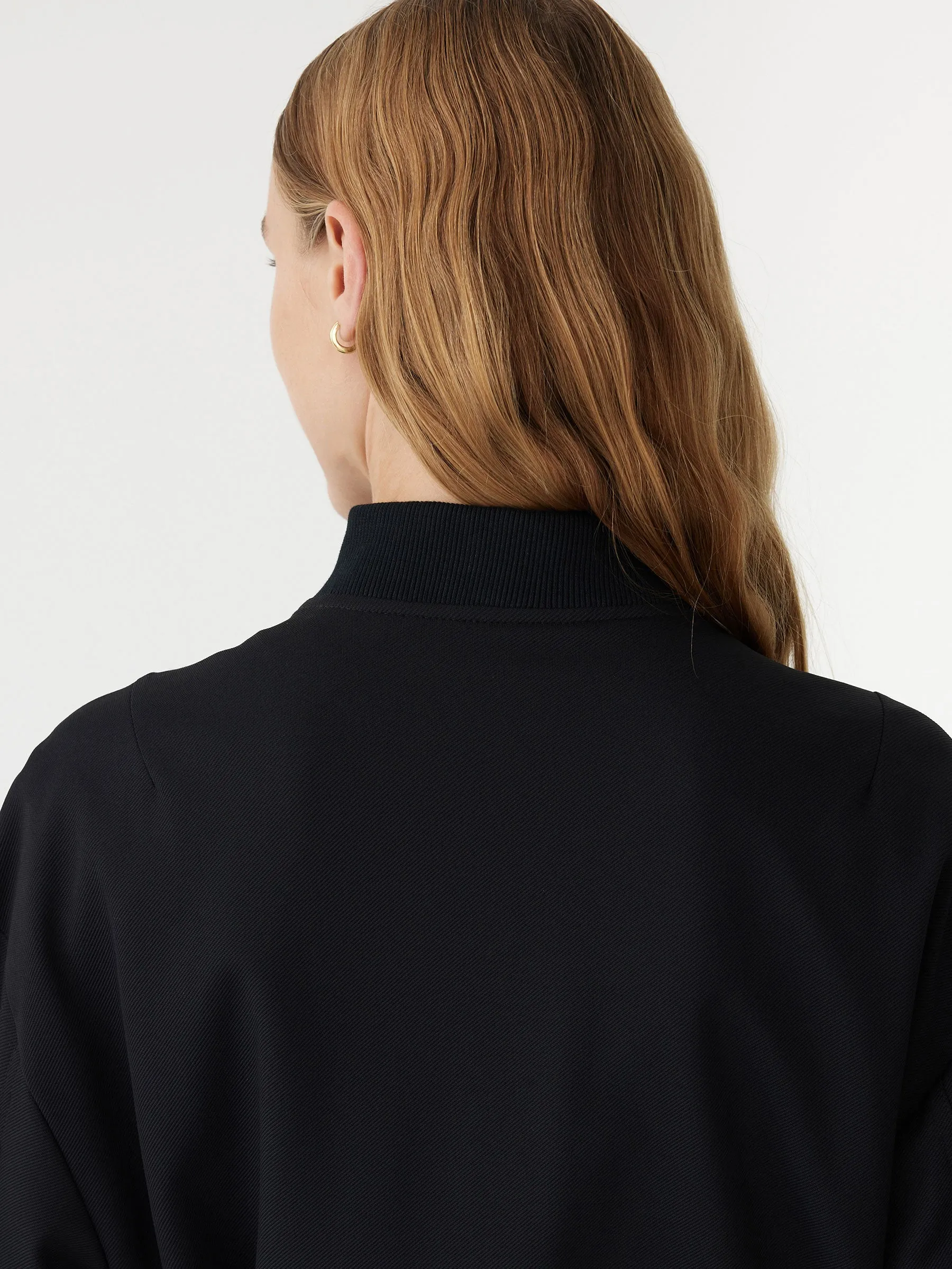 stretch twill bomber