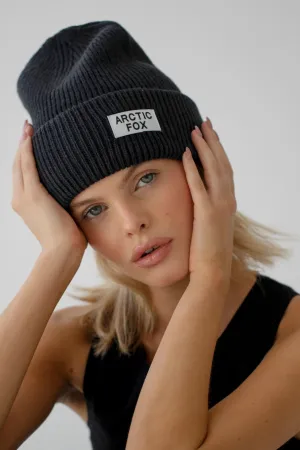 The Recycled Bottle Beanie Moonless Black by Arctic Fox