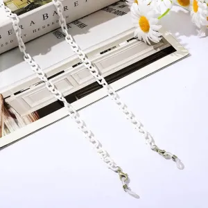 Thin White Sunglasses Strap