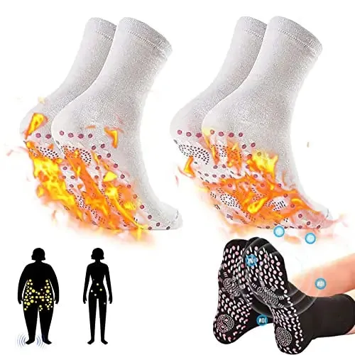 Tourmaline Slimming Health Socks  Self-Heating & Magnetic Foot Massage