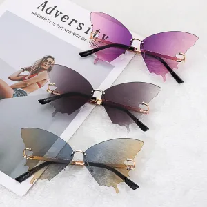 Trendy Pixie Butterfly-Wing Sunglasses
