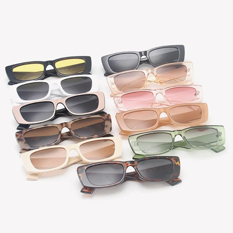 Trendy Square Retro Sunglasses