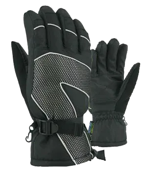 Winter Gloves-Snowboard Men's Reflective Piping Bec-Tech Tusser Snowboard Glove